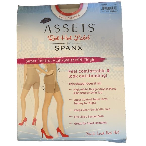 Spanx Assets High Waist Shaping Sheers Size 3/C Barest - Picture 1 of 2